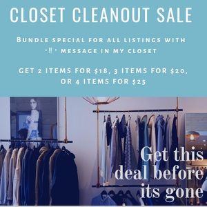‼️Bundle deal‼️ Bundle & Save closet clean out ‼️